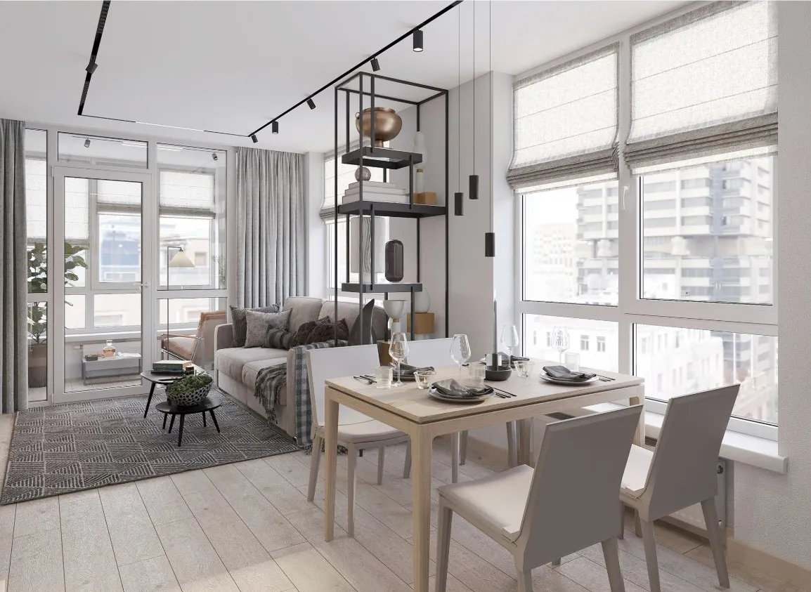 Перепланування квартири 68 м² в ЖК Варшавський, Київ